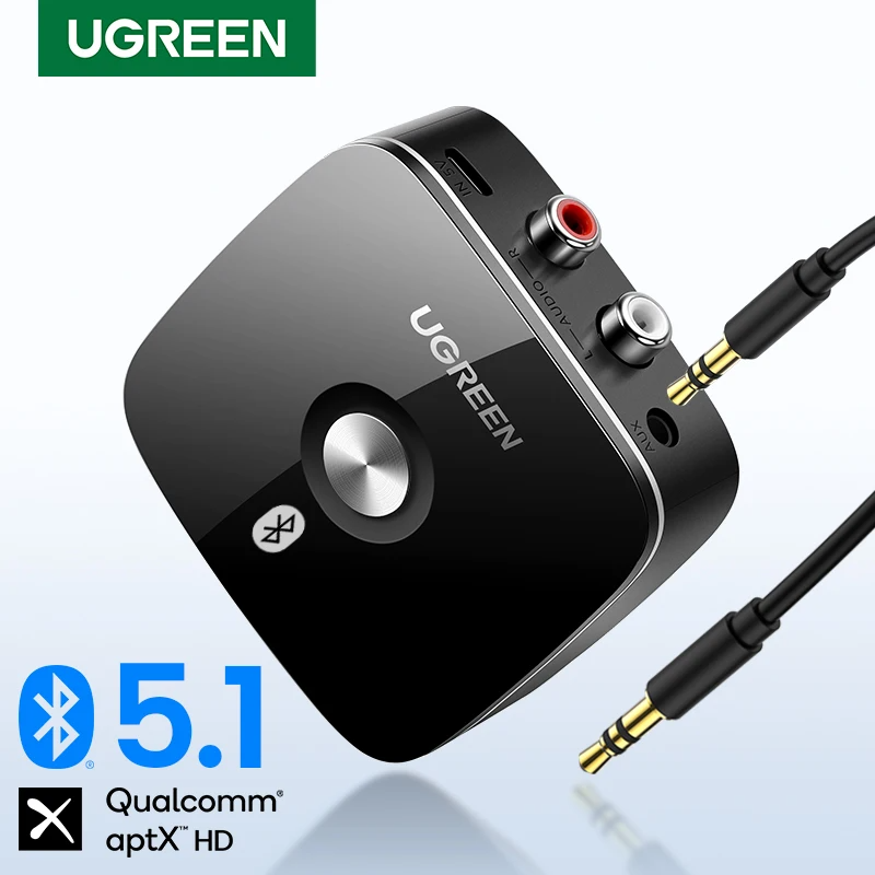 UGREEN Bluetooth RCA Receiver 5.1 aptX HD 3.5mm Jack