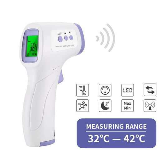 Digital Infrared Thermometer Non-Contact Forehead IR Ear Fever Electronic Laser Body Temperature