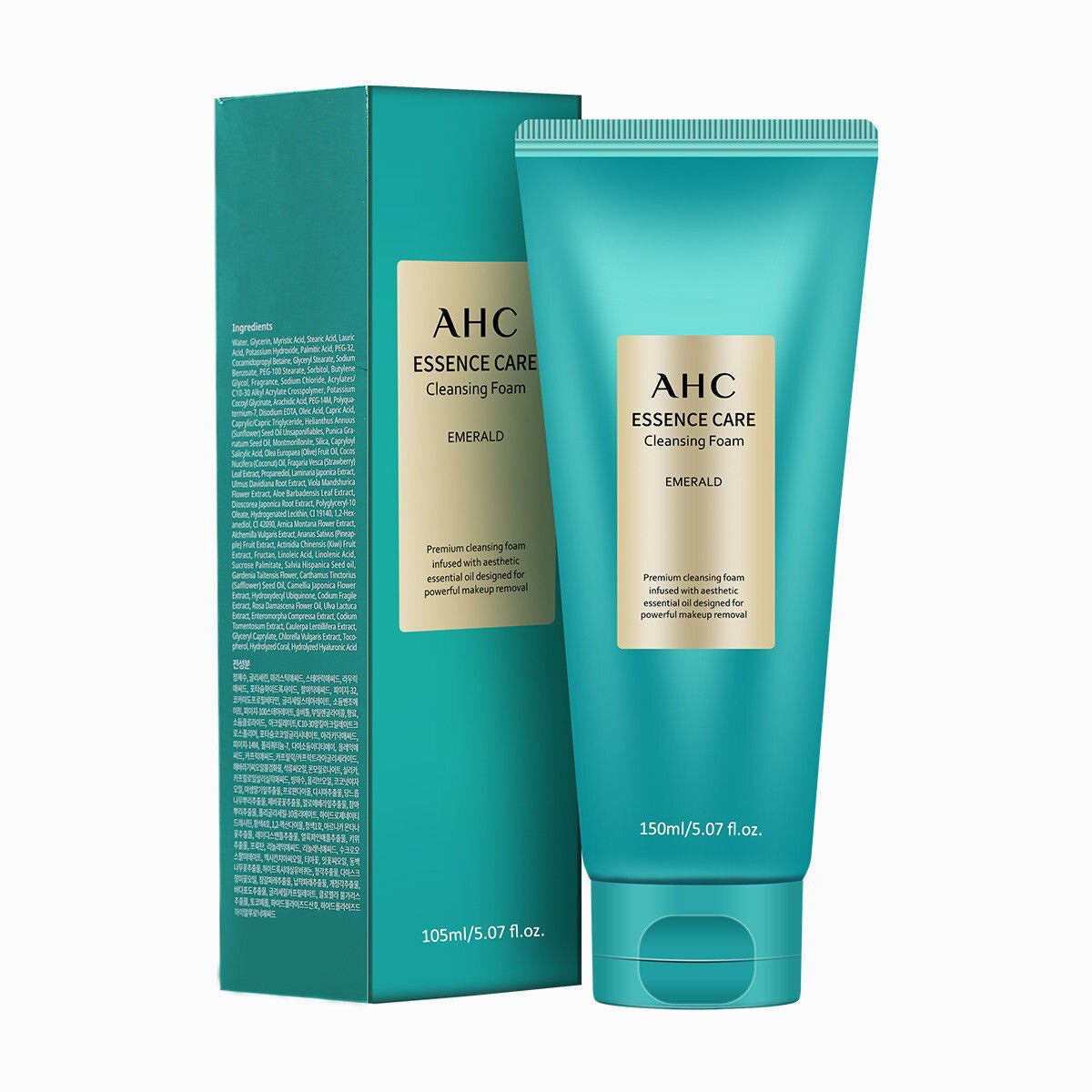 Korean AHC ESSENSE CARE Premium cleansing foam