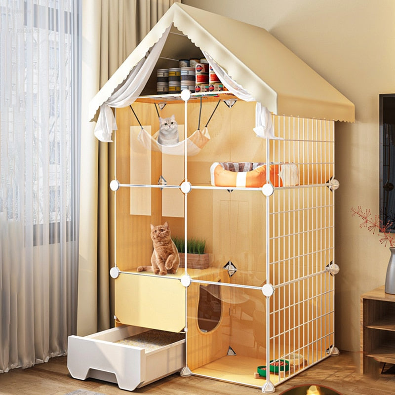 Wrought Iron Cat Cages Indoor Home