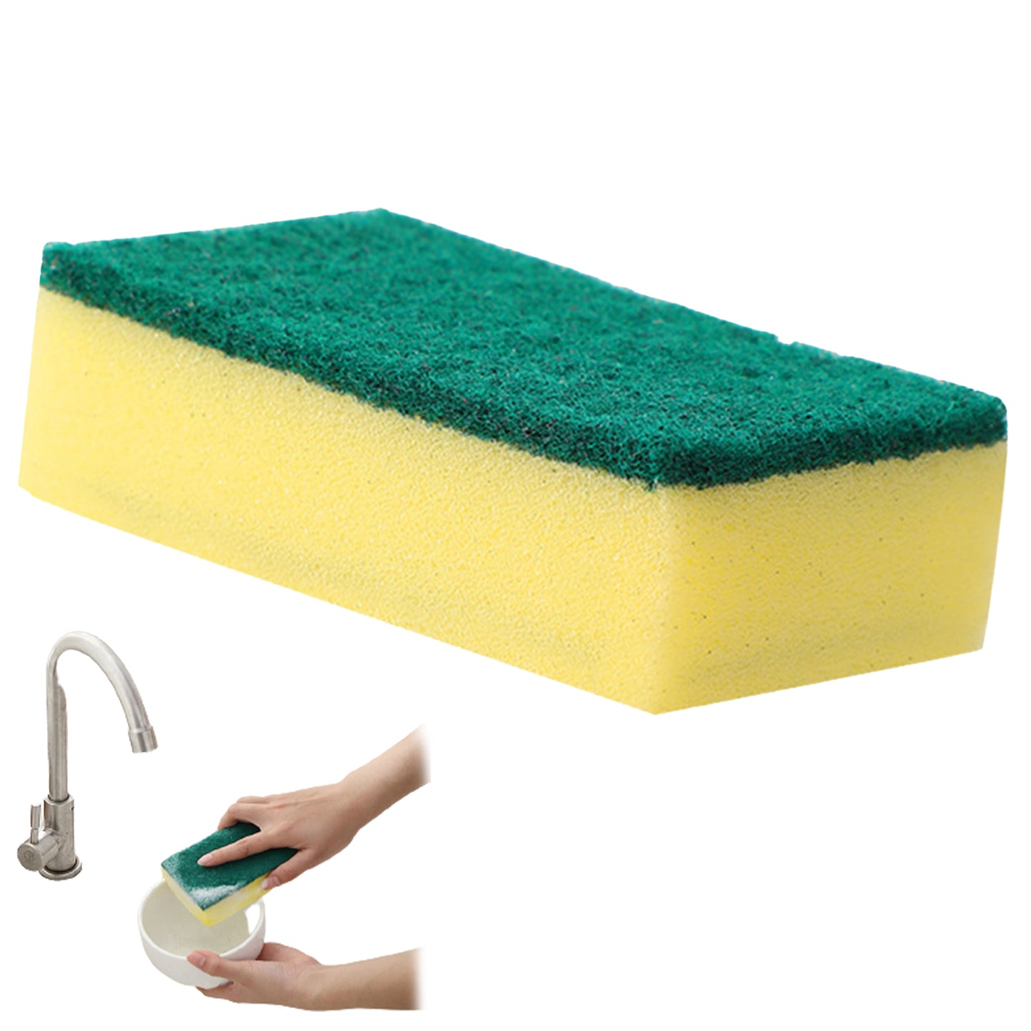 Heavy Duty Scrub Sponges For Washing Dishes And Cleaning