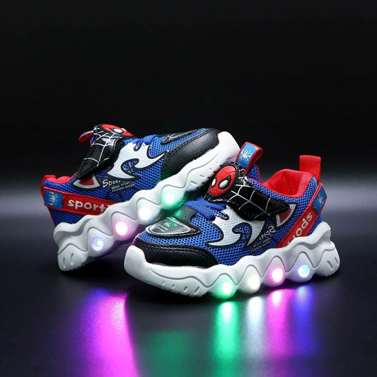 Baby LED Shoes with Lights Mesh Enfant Shoes for Kids