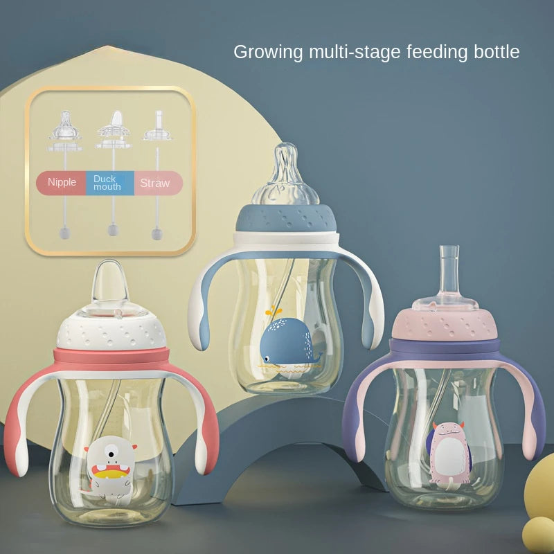 Baby kids Feeding Bottle for Children's Learning Drinking