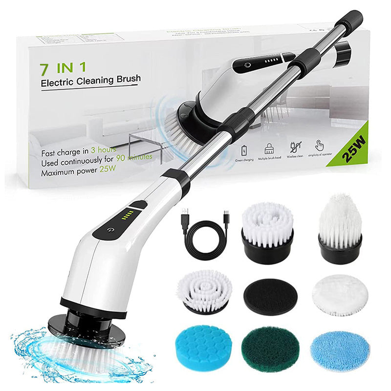 Electric Spin Scrubber-Cordless Cleaning Brush Power Shower