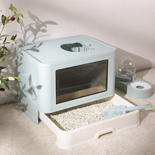 Drawer Enclosed Cat Bedpans Sandbox Toilet