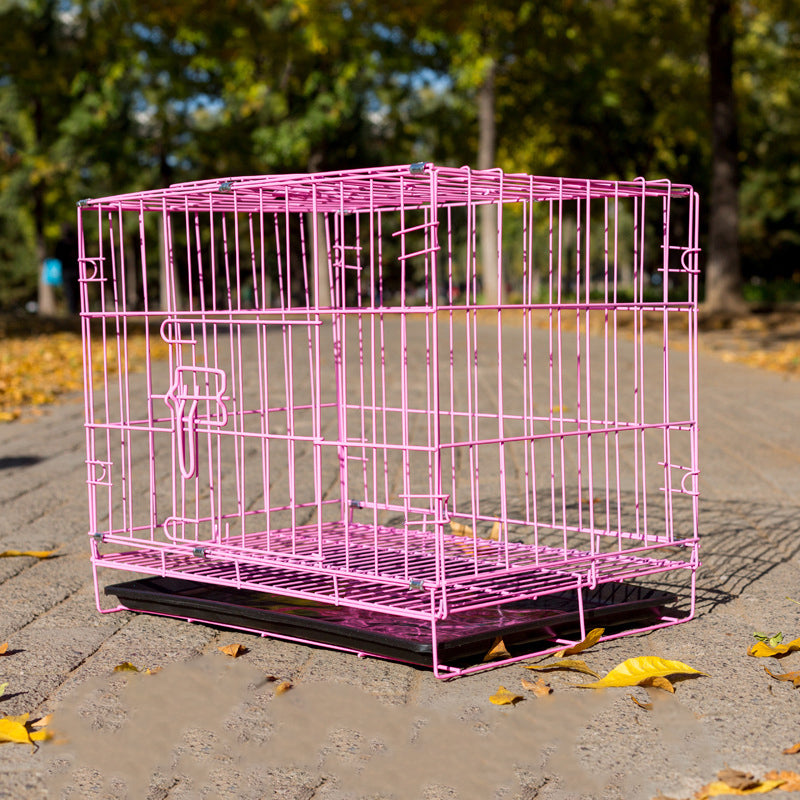 Puppy Cage Pure Metal Foldable Portable Pet Home Bedroom