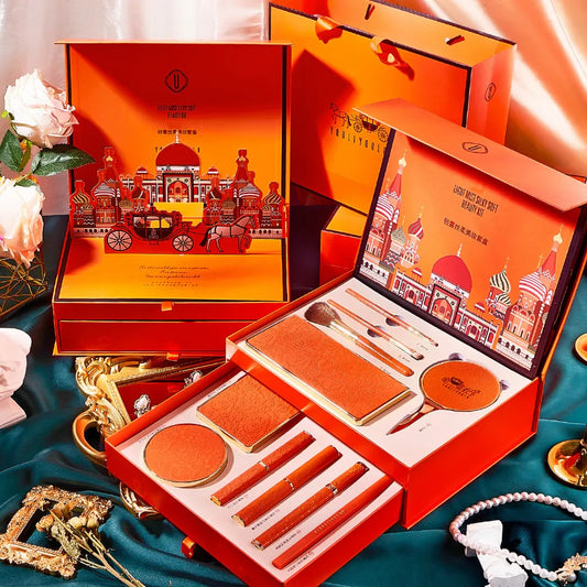 Classic Orange Color Makeup Set