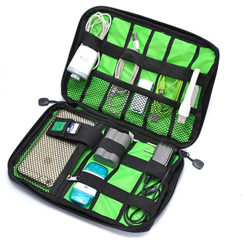 Waterproof Nylon Cable Electronic Accessories Holder Bag