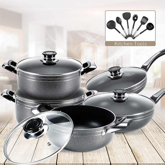 16pcs Cookware Set Non-stick Pan