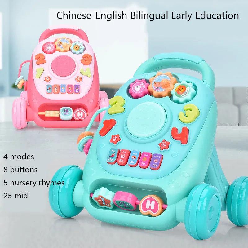 Multifunctional Hand Drum Educational Musical Walker