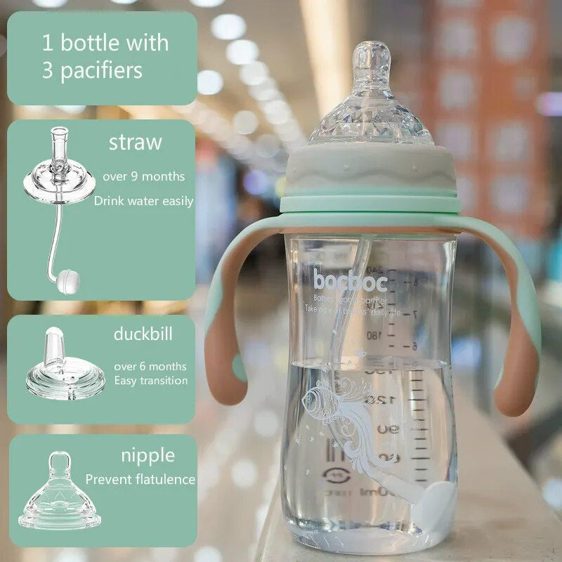 Baby kids Feeding Bottle for Children's Learning Drinking