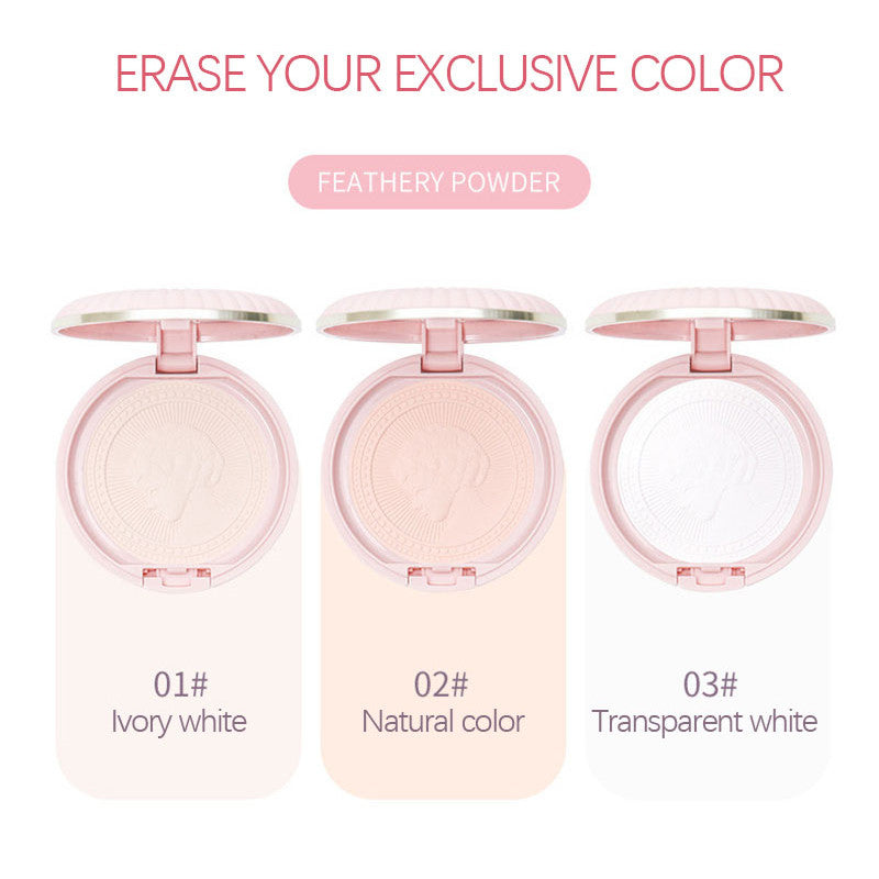 Matte Oil Control Waterproof Compact Powder Makeup