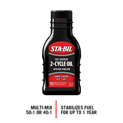 STA-BIL Full Synthetic 2-Cycle Oil - With Fuel Stabilizer