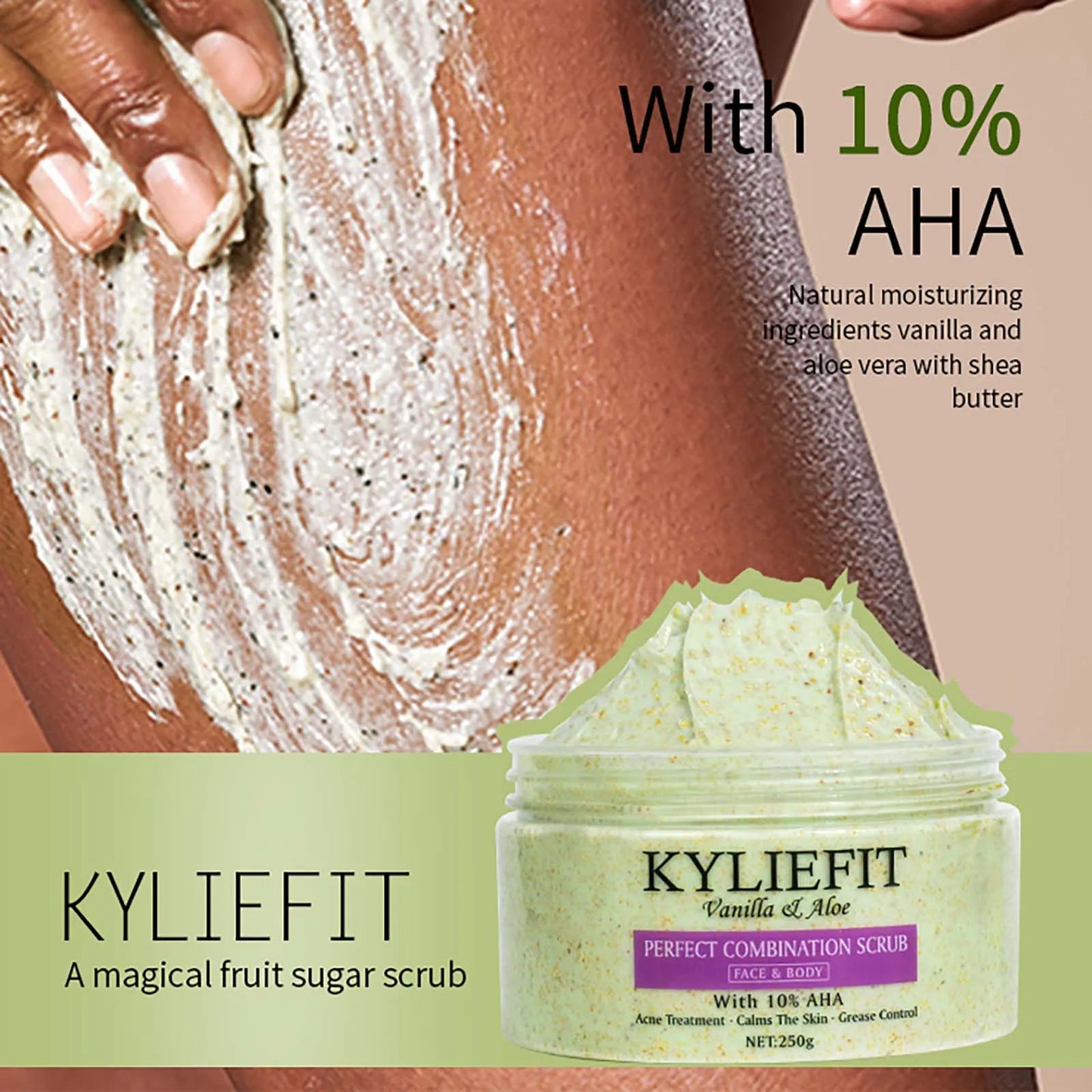 KYLIEFIT Premium Organic Scrub Set For Face