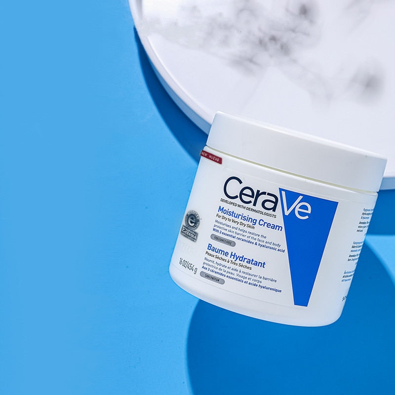 CeraVe Moisturizing Cream Body And Face Moisturizer For Normal To Dry Skin