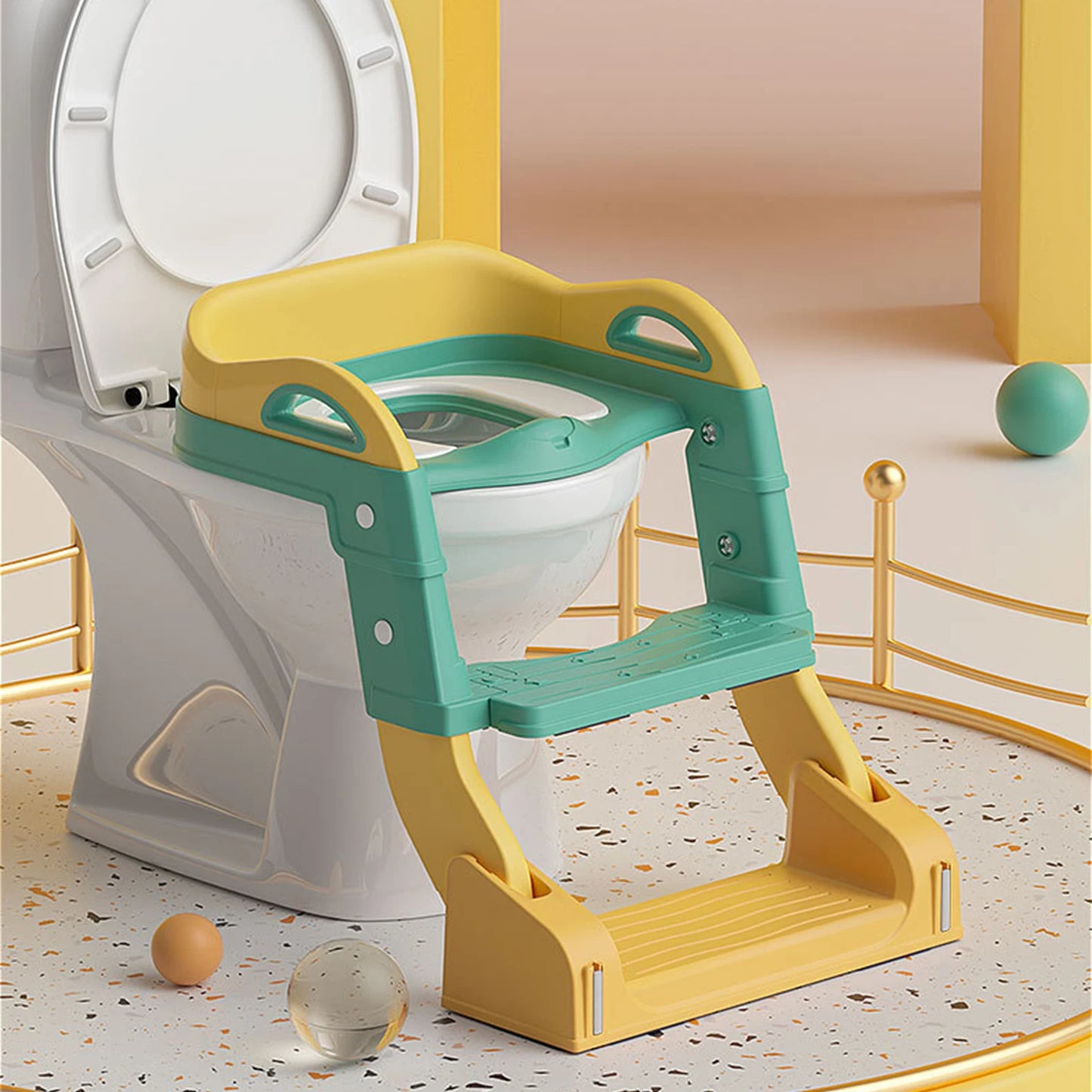 Multifunctional Kids Foldable Toilet Training Seat