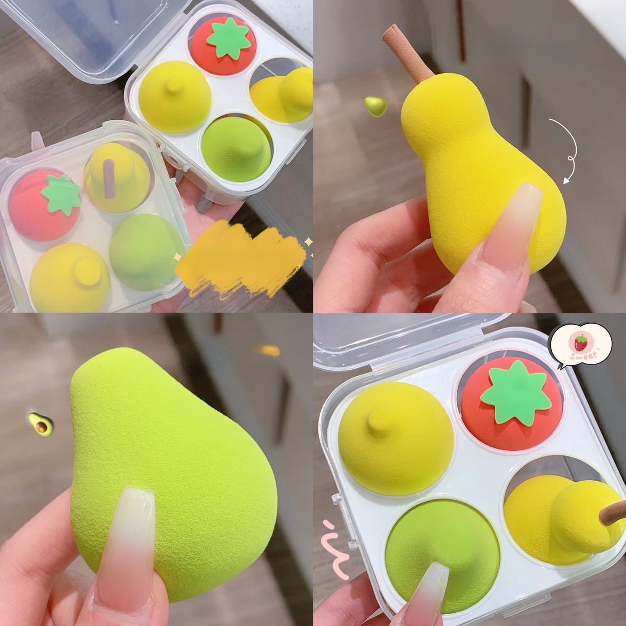 Fruit Puff Makeup Sponge Dry Wet Combined Beauty Cosmetic