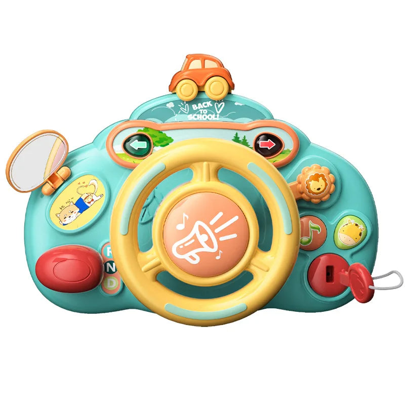 Baby Educational Simulation Steering Wheel for Kids Rotating Toy