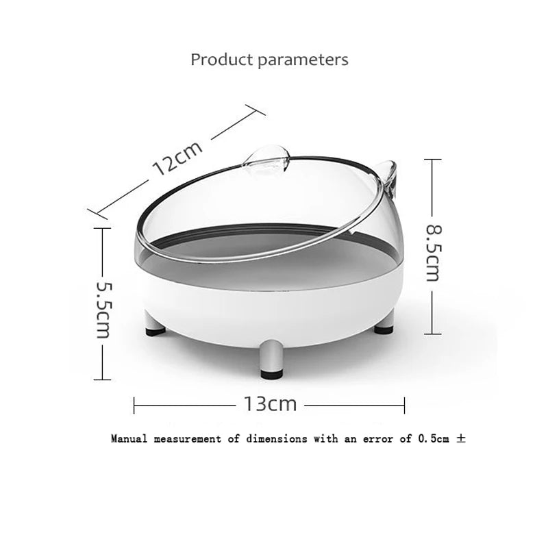 Eating and Drinking Dual-purpose Dry Separation Pet Bowl