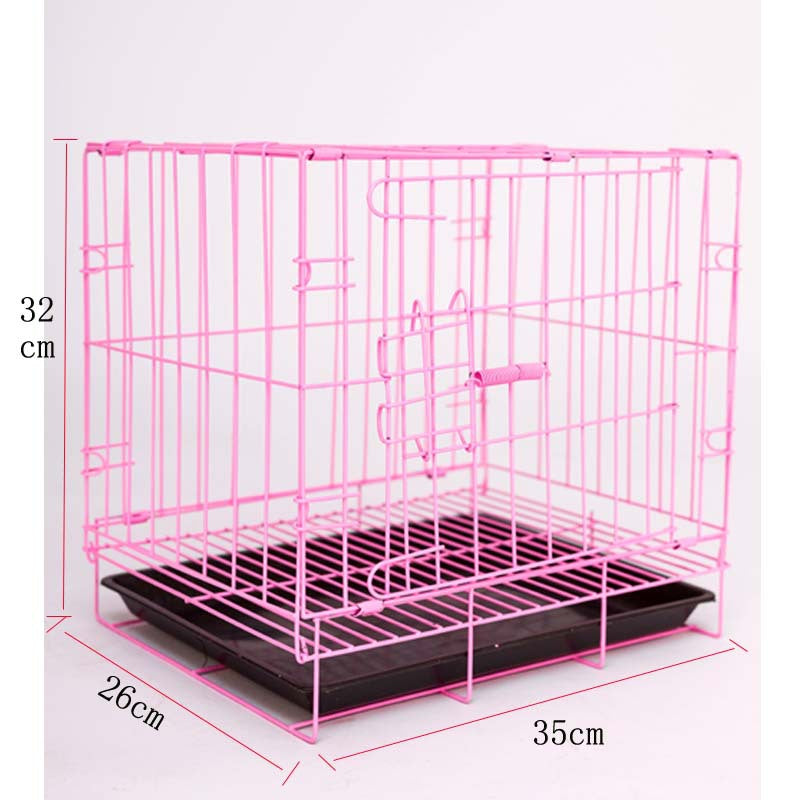 Puppy Cage Pure Metal Foldable Portable Pet Home Bedroom