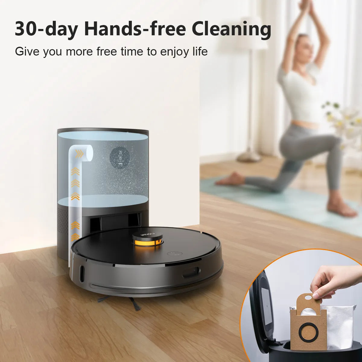 IMOU Robotic Self-empty Vacuum Cleaner