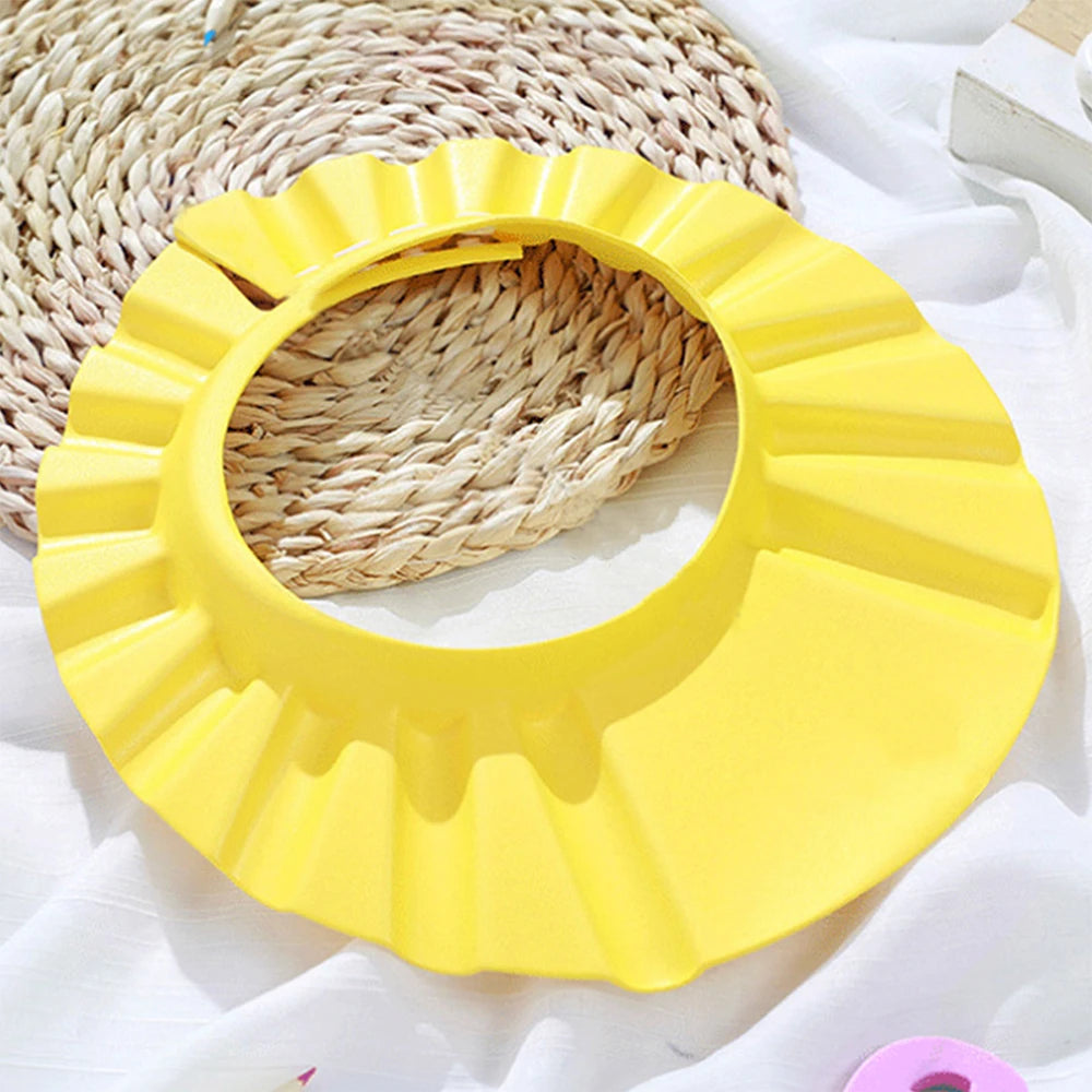 Adjustable Eye Ear Protection Waterproof Baby Shower Cap