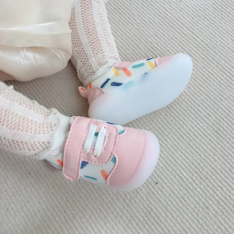 Newborn Baby First Walkers Anti-slip Soft Shoes