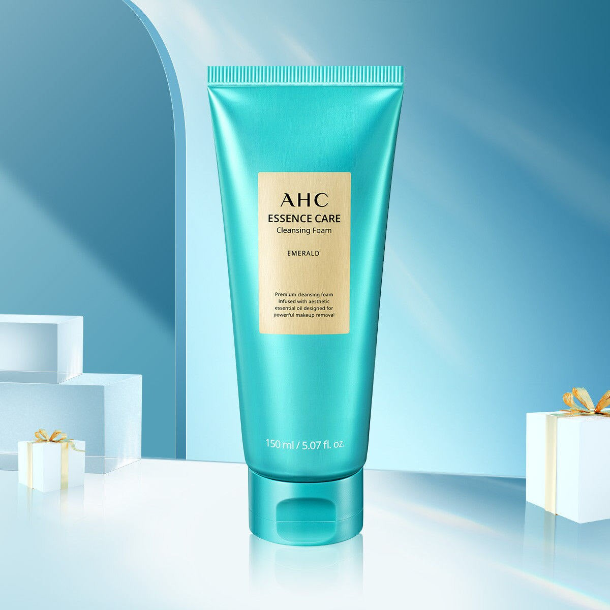 Korean AHC ESSENSE CARE Premium cleansing foam