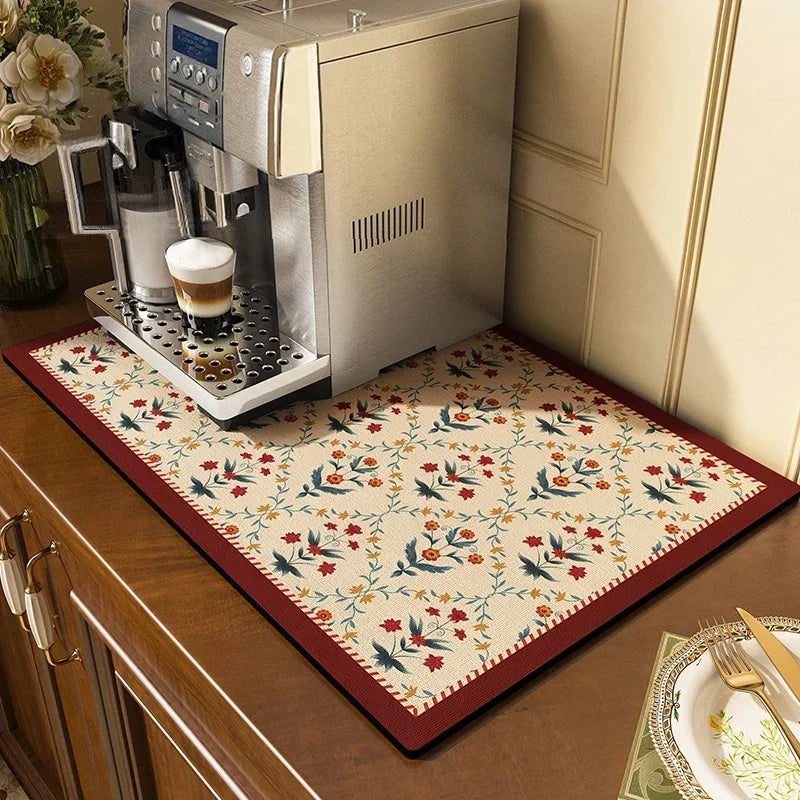 Kitchen Drain Pad Absorbent Dish Drying Mat