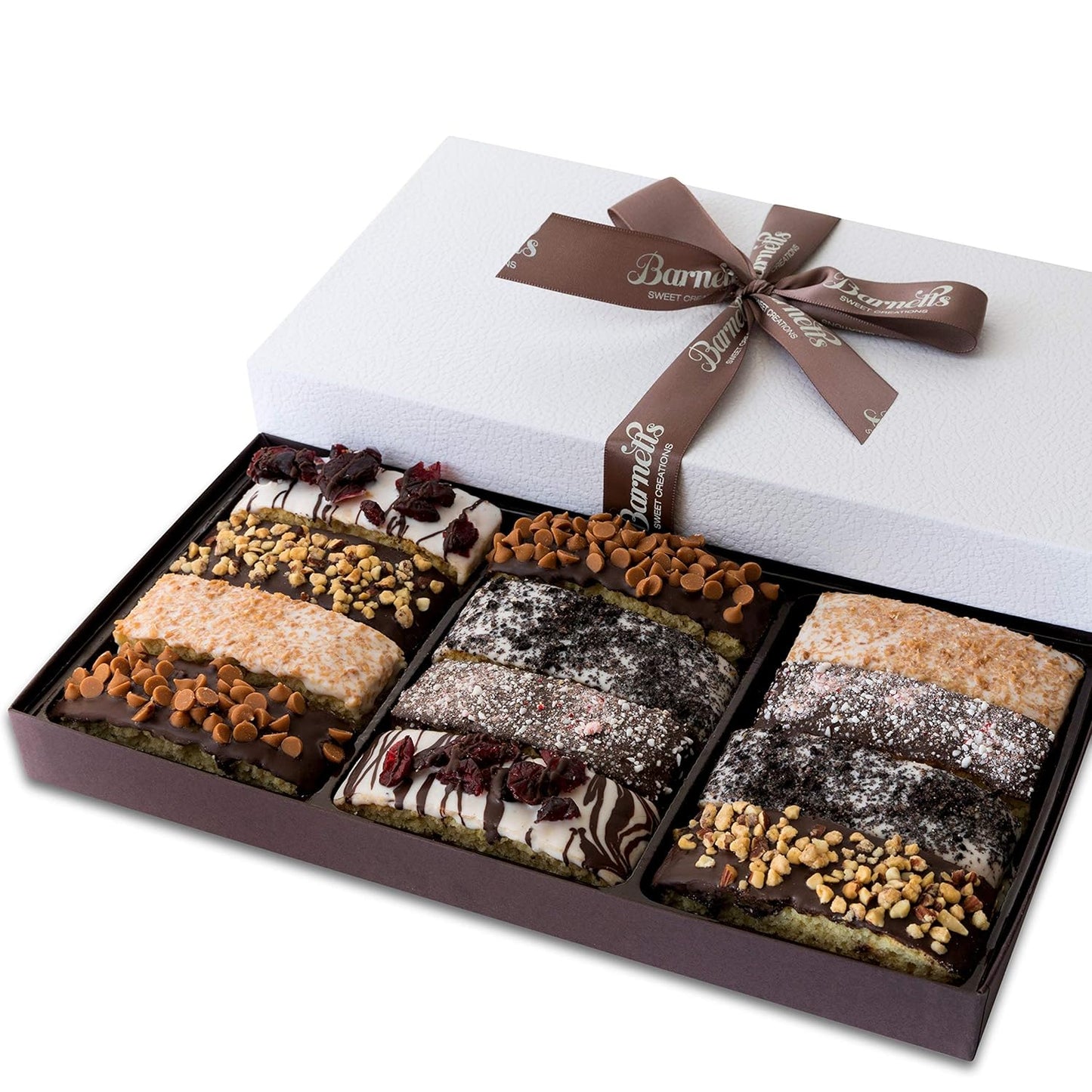 Gourmet Bundle, Elegant Chocolate Covered Biscotti & Sandwich Cookies