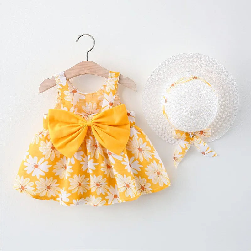 2024 Summer Small Daisy Cotton New Baby Dress