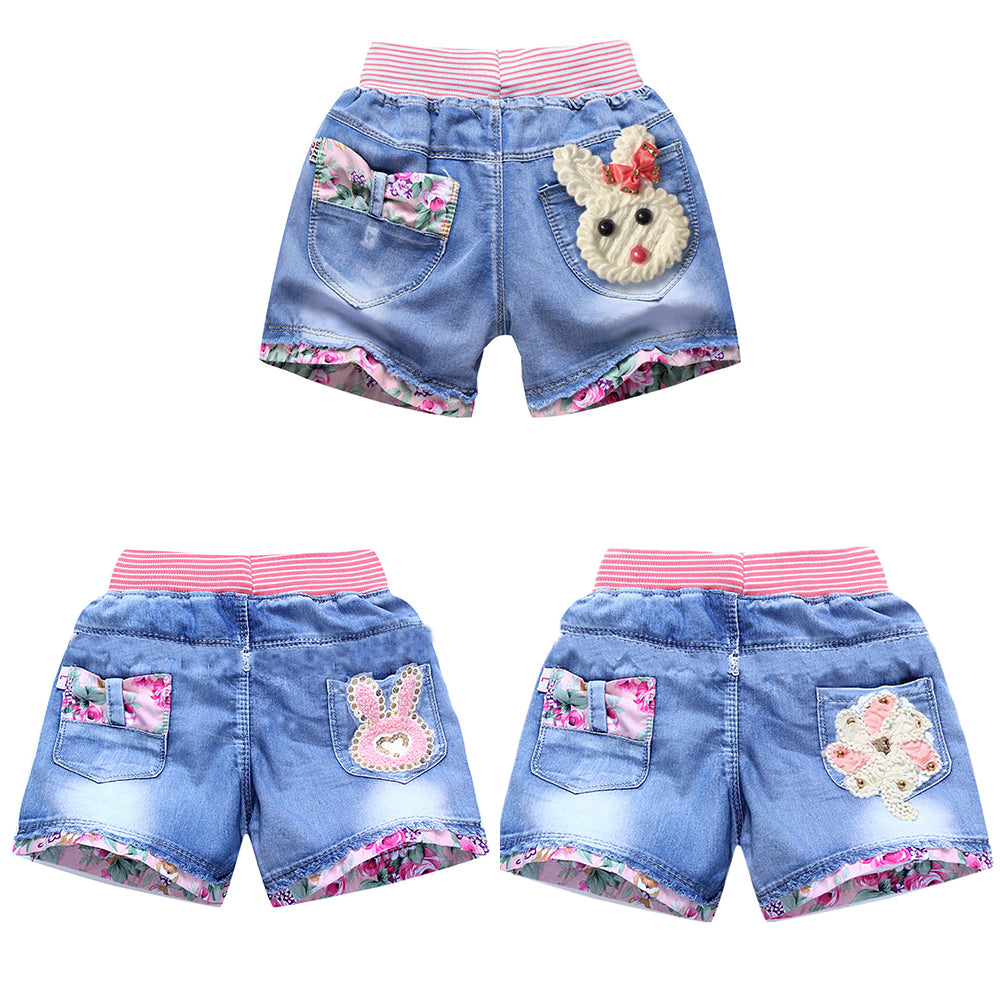 Summer Kids Short Denim jeans For Girls Fashion