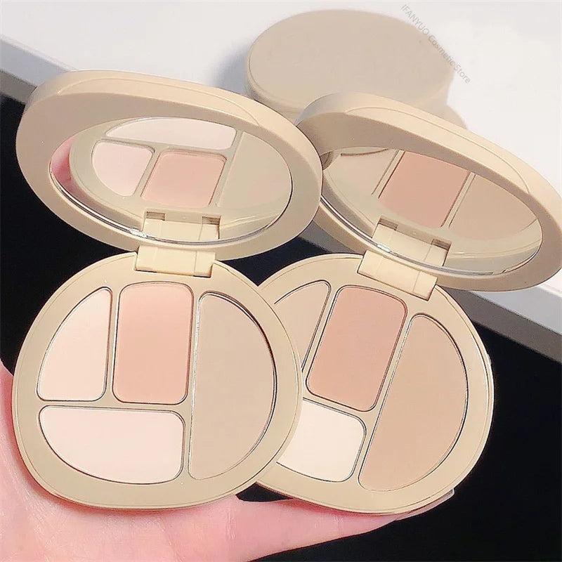 Matte Contour Palette - Sculpt, Illuminate, and Blush with Lasting Radiance