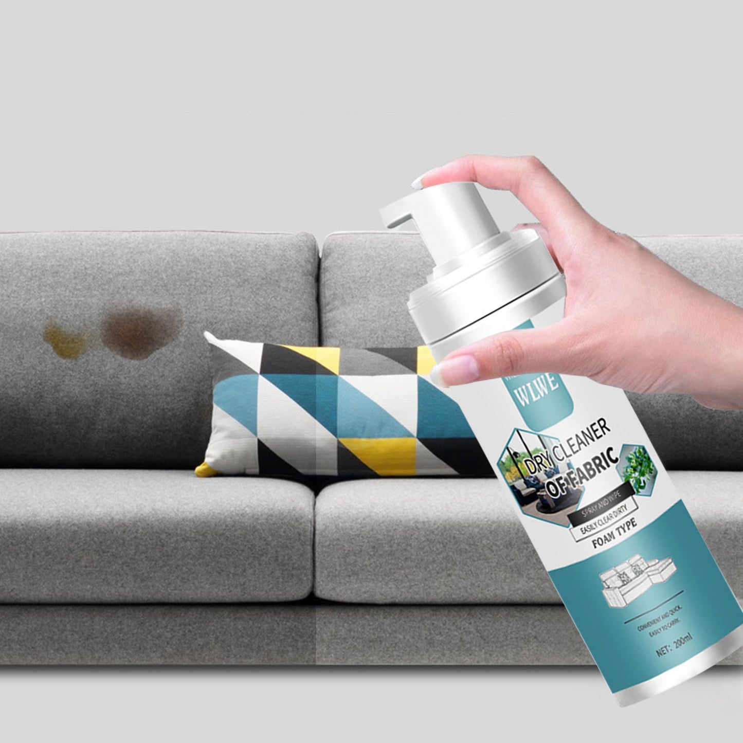 Fabric And Carpet  Deep Foaming Action Cleaner