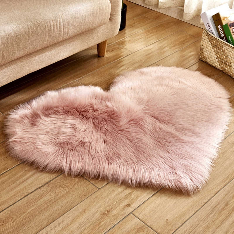 Baby Love Heart Shape Carpet