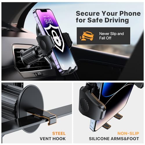 Air Vent Universal Hands Free Automobile Cell Phone Holder Fit