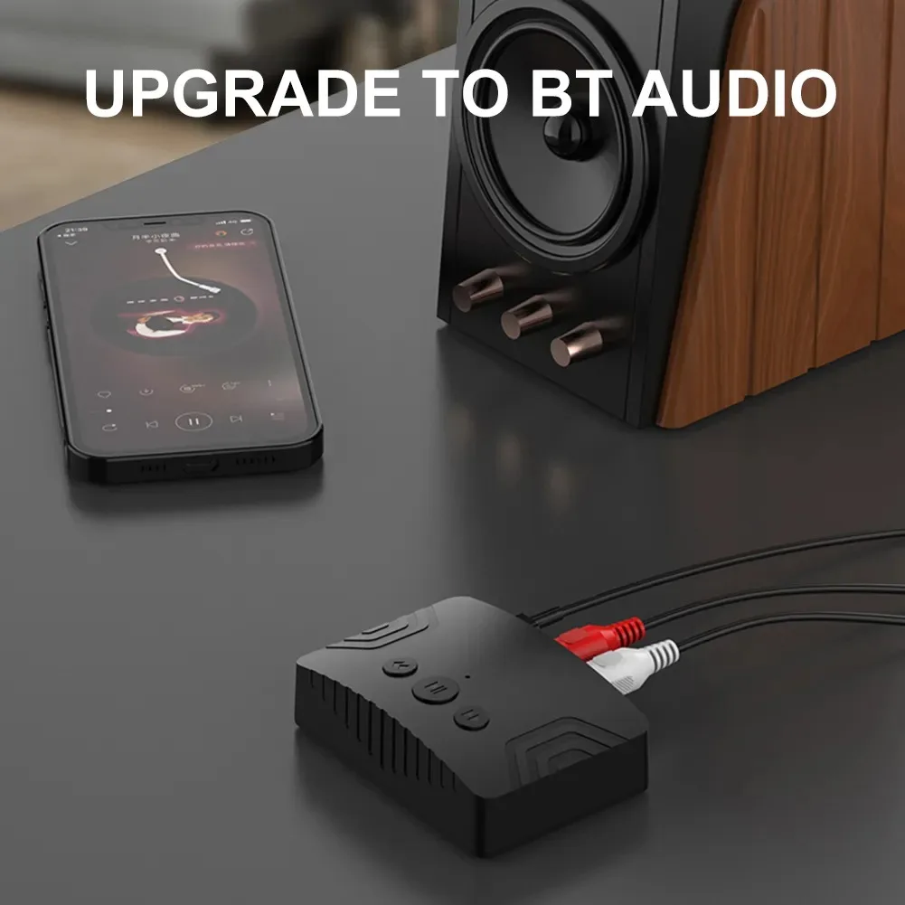 Bluetooth 5.3 Audio Receiver 3.5mm AUX RCA USB