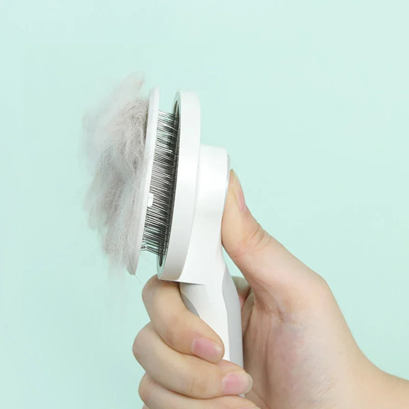 FurBuddy GroomPro: Self-Cleaning Slicker Brush for Cats and Dogs