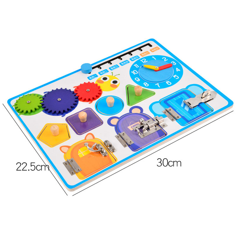 Baby Busyboard Early Education Learning Skill Lock