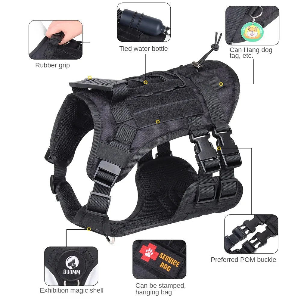 Working-Training Pet Easy Control Vest Harness