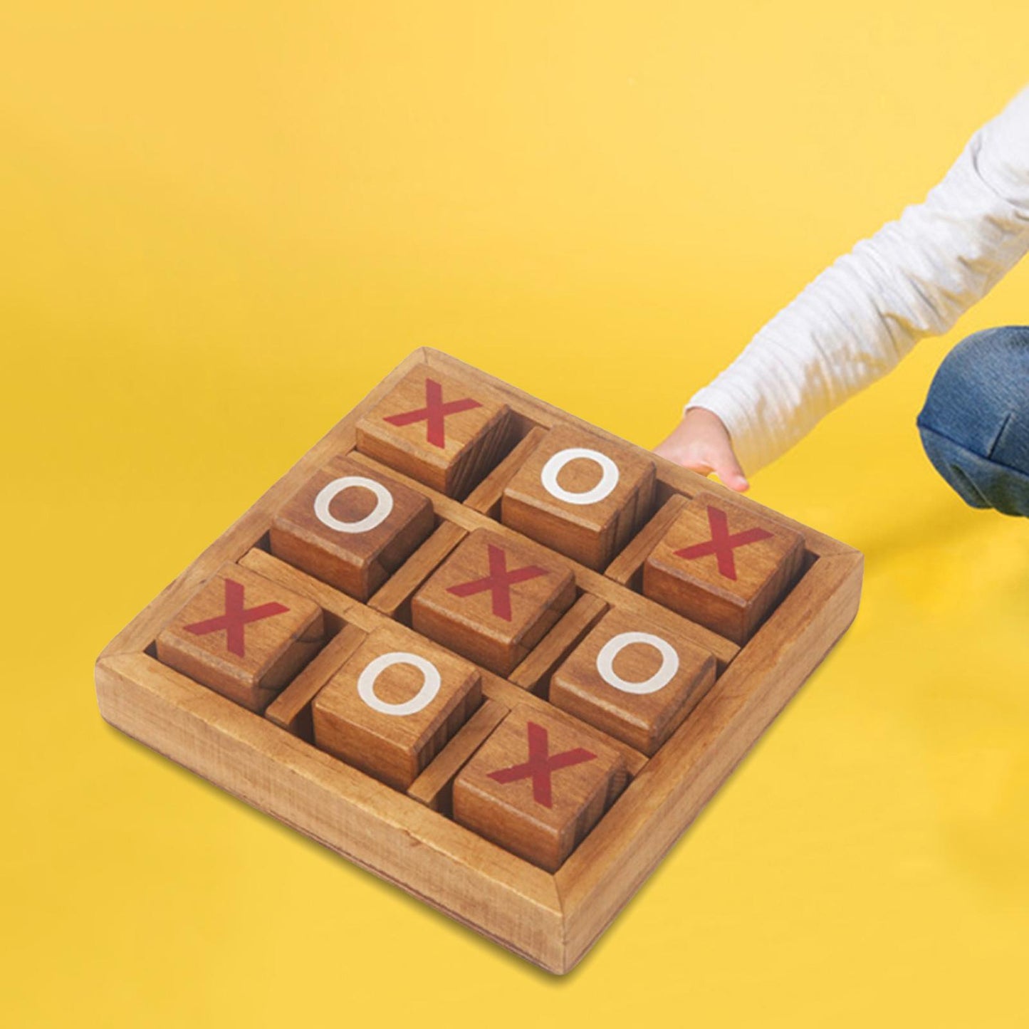 XO wooden board game leisure toy for intelligent development