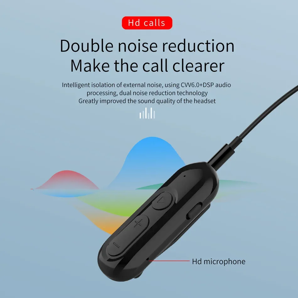 28H Bluetooth 5.0 Receiver with Earphone Microphone 3.5mm Jack