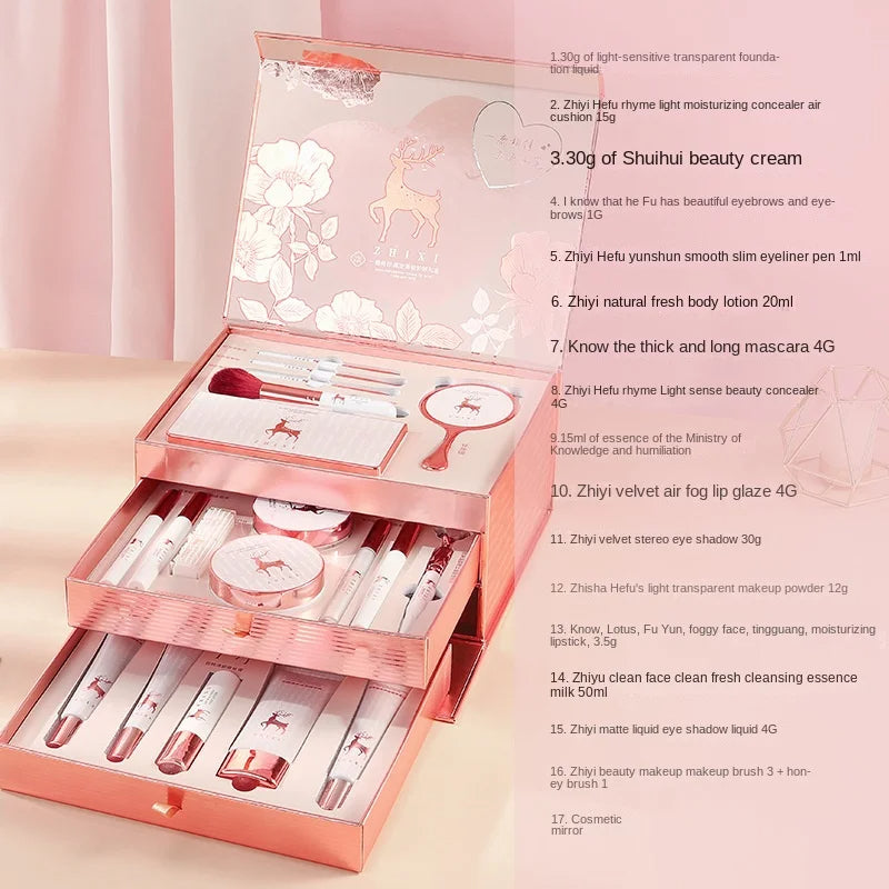 Complete Make Up Skincare Products Gift Set