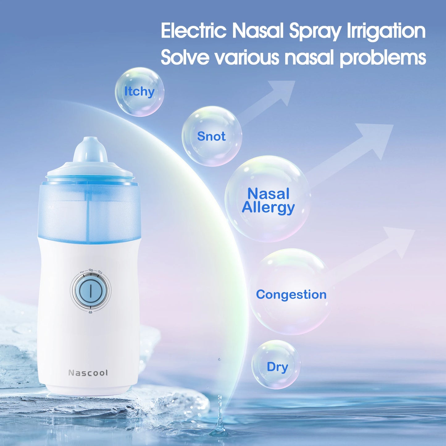 Baby Soft Safe Nose Washer Electric Nasal Spray