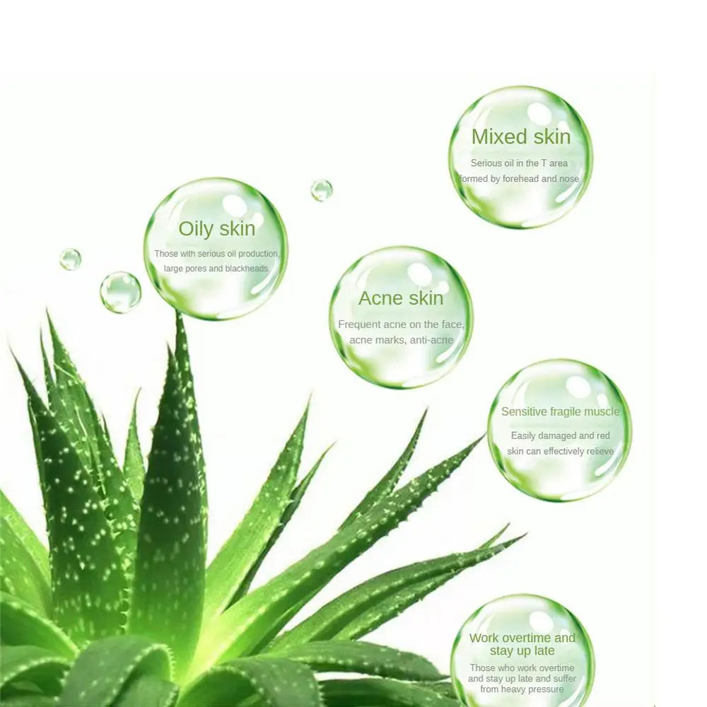 Natural Moisturizing Removal Acne Sun Repair Skin Aloe Gel