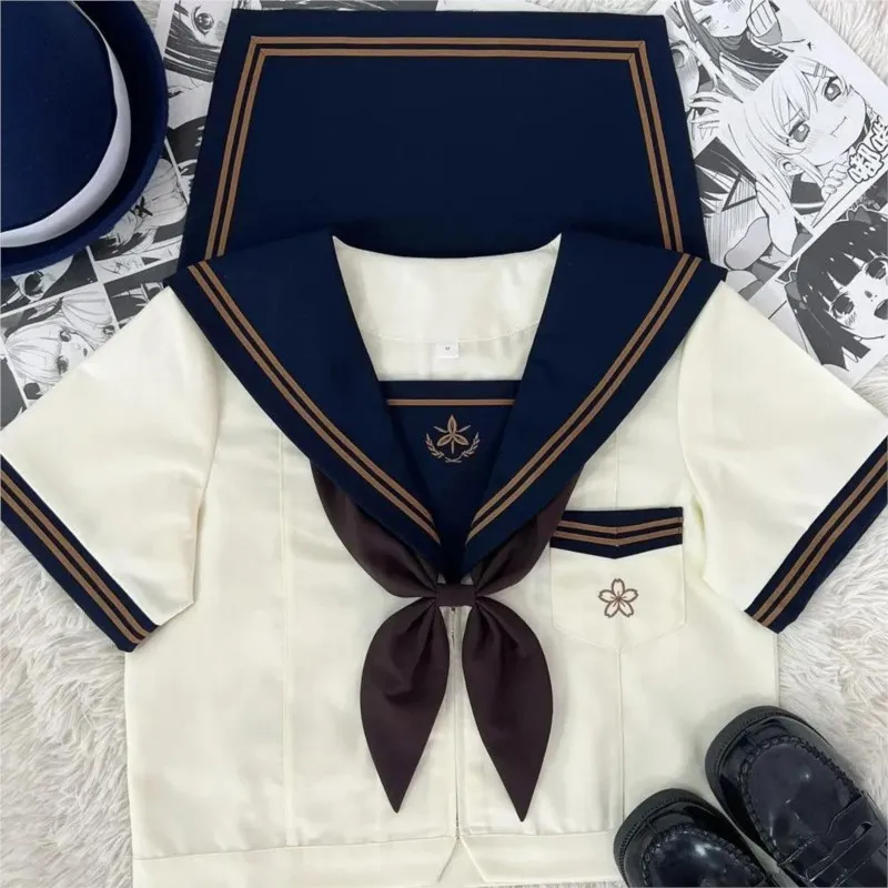 Japanese Schoolgirls Uniform Dress Outfit XS-XL