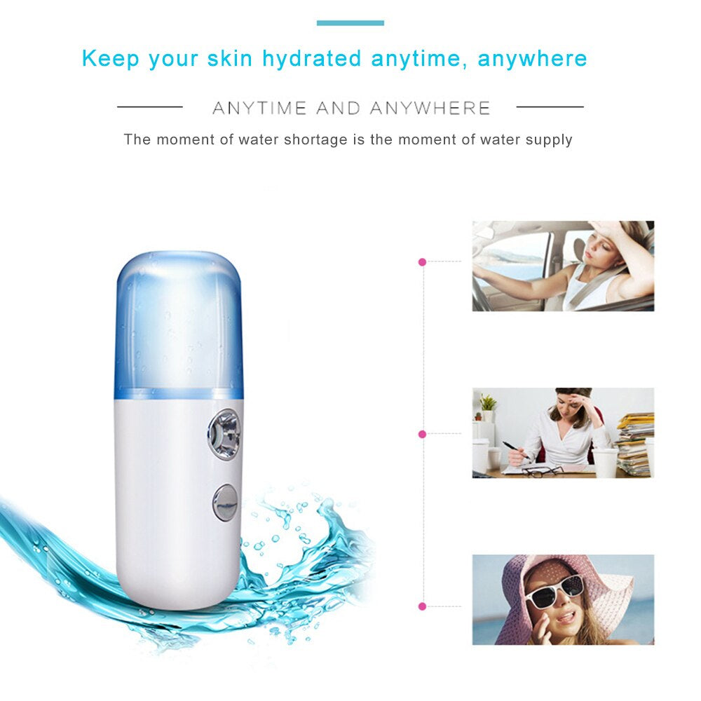 Portable Humidifier Facial Steamer Beauty Spray Device