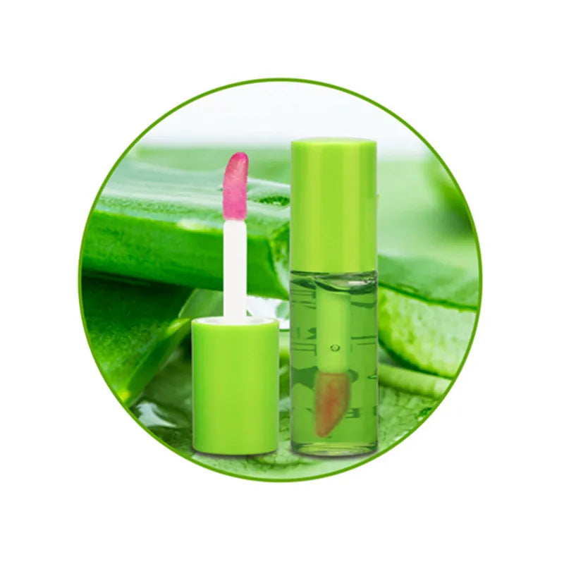 Aloe Infusion: Nourishing Lip Gloss with Natural Color Change