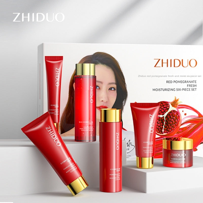 ZHIDUO Red Pomegranate Skin Care Set