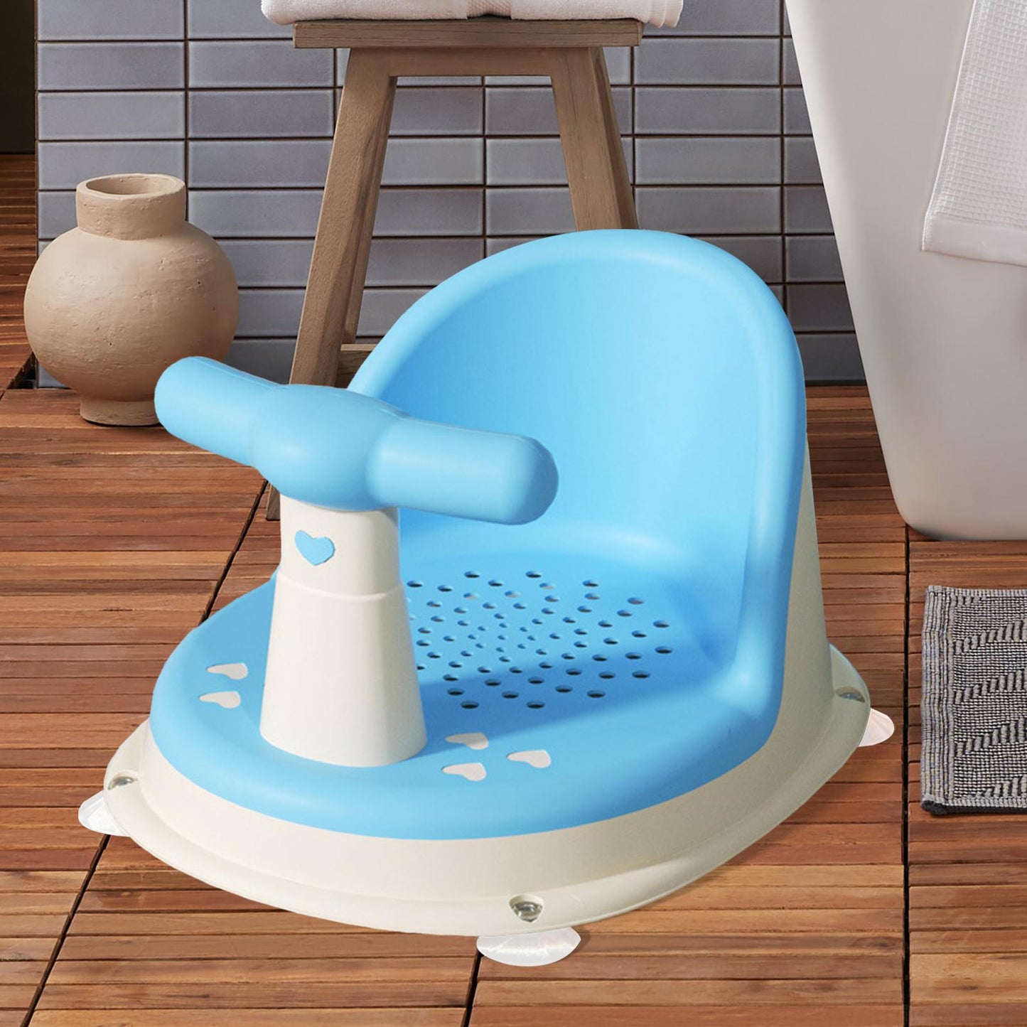 Non Slip Comfortable Chair Bathing  Tub Seat